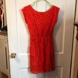 Orange summer dress
